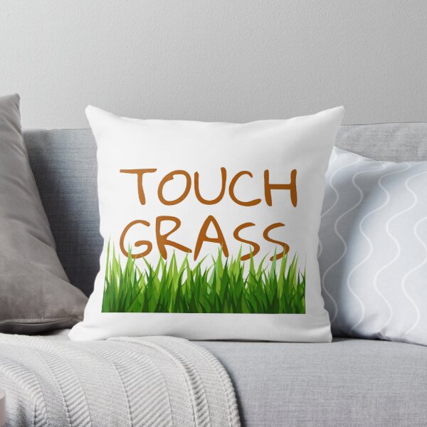 Touch Grass Meme Sticker Greeting Card for Sale by LMFDesigns