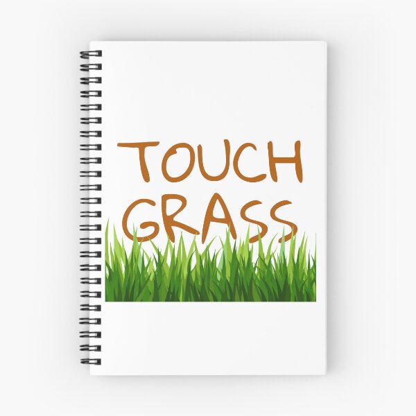 Item preview, Touch Grass Meme Sticker designed and sold by LMFDesigns.