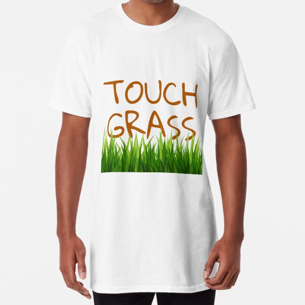 Touch Grass Meme Sticker Greeting Card for Sale by LMFDesigns