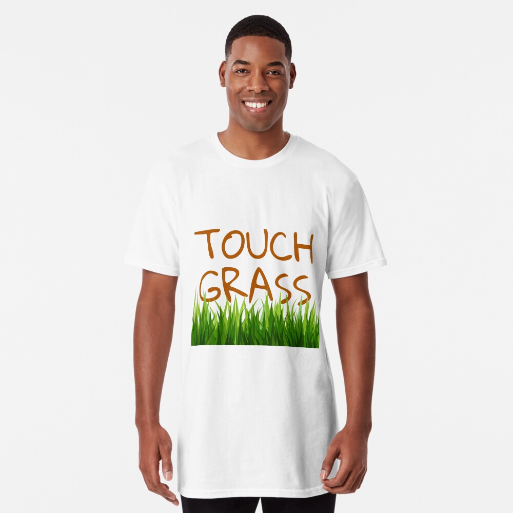 Touch Grass Meme Sticker Greeting Card for Sale by LMFDesigns