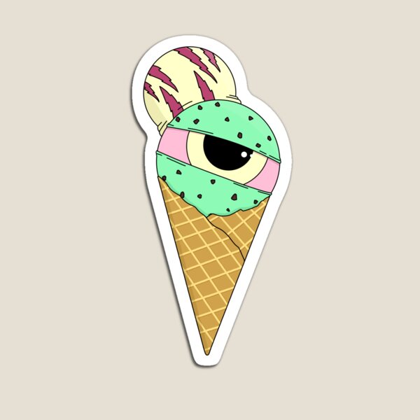 Item preview, Mint Chocolate Chip and Raspberry Eye Ice-cream designed and sold by GoblinEye.
