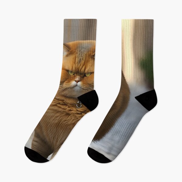 Item preview, The Chubby Brown Feline's Sunday Stroll designed and sold by Digital-Dreamer.