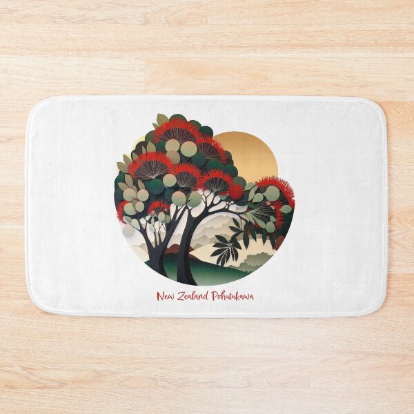Item preview, Pohutukawa Bliss: Apparel & Homeware with a Stunning New Zealand Tree Print designed and sold by ThePurpleMelon.
