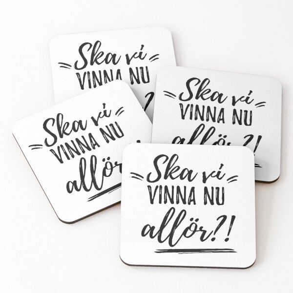 Item preview, Ska vi vinna nu allör?! Svart designed and sold by HallFlabben.