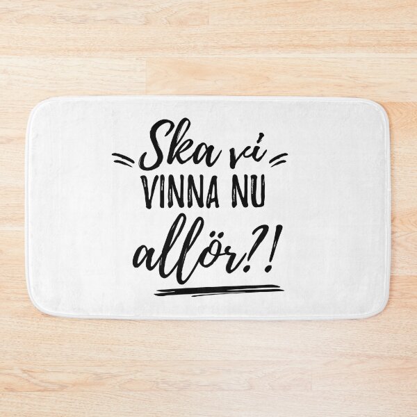 Item preview, Ska vi vinna nu allör?! Svart designed and sold by HallFlabben.