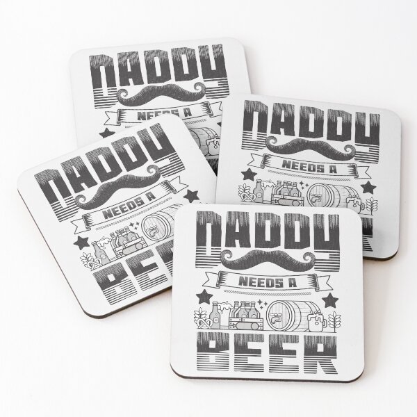 Item preview, Daddy needs a beer Funny Quote designed and sold by VichallanStudio.