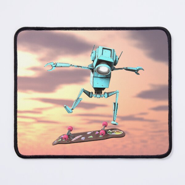 Item preview, Radical Sunset Kickflip Robot designed and sold by Gravedrinker.