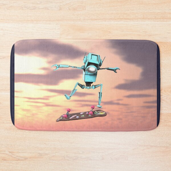 Item preview, Radical Sunset Kickflip Robot designed and sold by Gravedrinker.