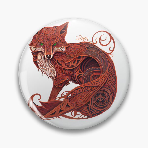 Item preview, Fox Mandela In Red designed and sold by sbachstroem.