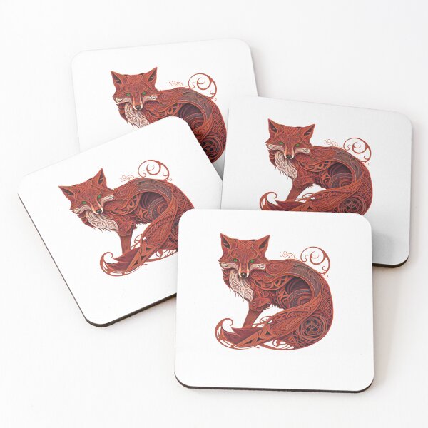 Item preview, Fox Mandela In Red designed and sold by sbachstroem.