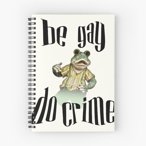 Item preview, be gay do crime frog designed and sold by gayliott.