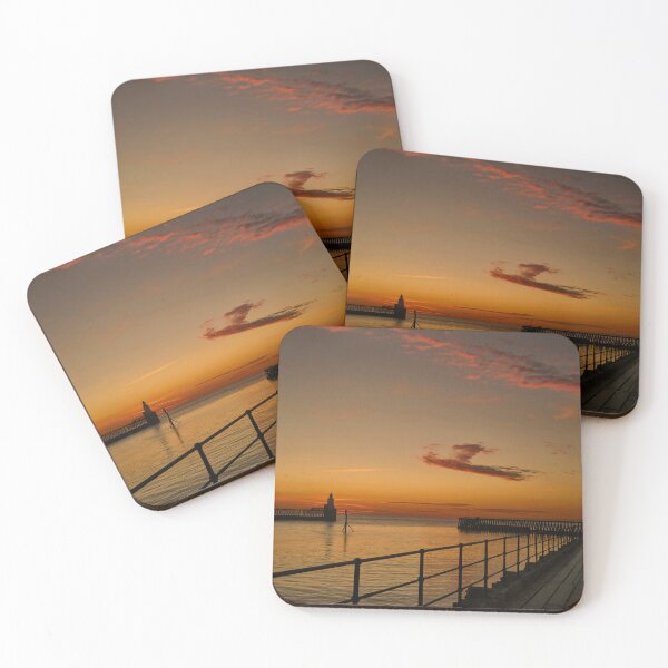 Item preview, February sunrise at the river mouth designed and sold by Violaman.