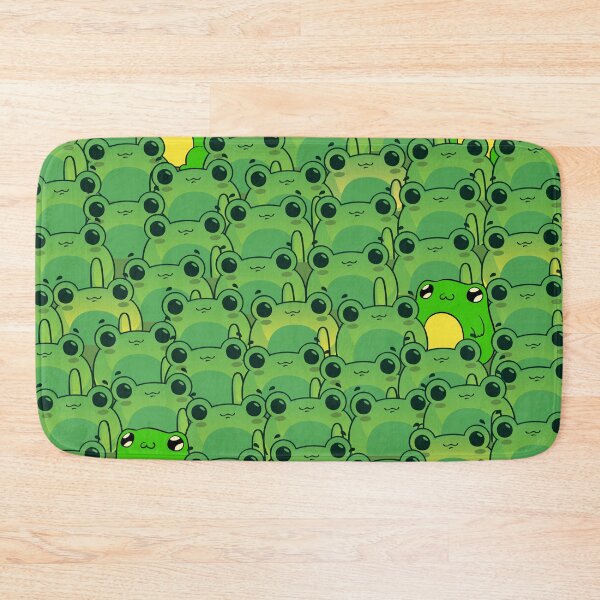 Item preview, A hopping good time with a bunch of frogs designed and sold by Patternaart.