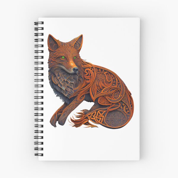 Item preview, Red Mandella Fox Green Eyes designed and sold by sbachstroem.