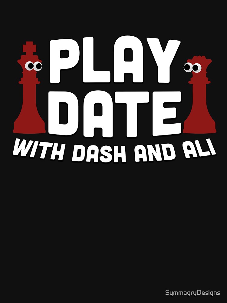 Thumbnail 7 of 7, Classic T-Shirt, Play Date with Dash and Ali Logo designed and sold by SymmagryDesigns.