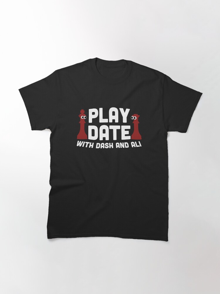 Thumbnail 3 of 7, Classic T-Shirt, Play Date with Dash and Ali Logo designed and sold by SymmagryDesigns.