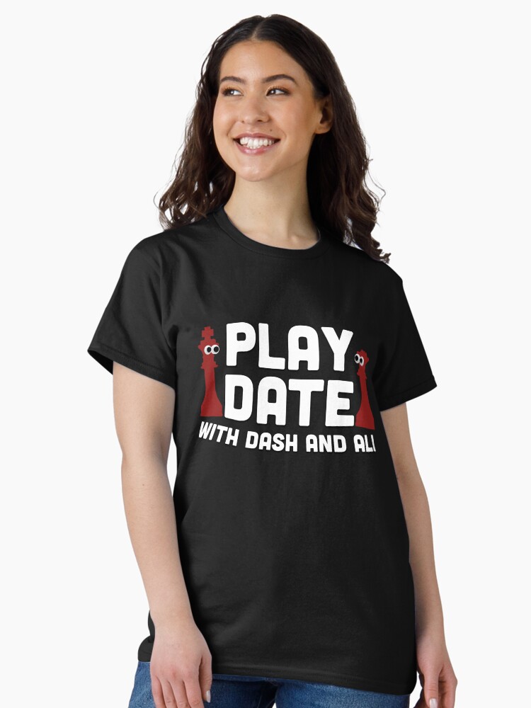 Thumbnail 2 of 7, Classic T-Shirt, Play Date with Dash and Ali Logo designed and sold by SymmagryDesigns.
