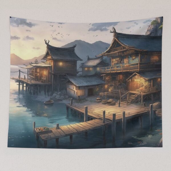 Item preview, Japanese Art Landscape designed and sold by letsgetinspired.