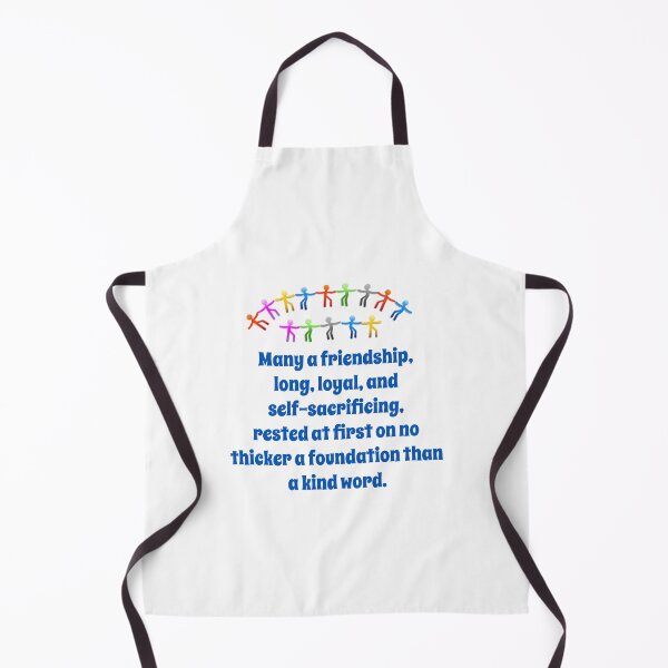 Item preview, Many A Friendship Long Loyal - Friendship Quote designed and sold by CrankyOldDude.
