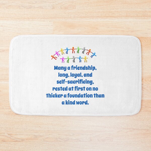 Item preview, Many A Friendship Long Loyal - Friendship Quote  designed and sold by CrankyOldDude.
