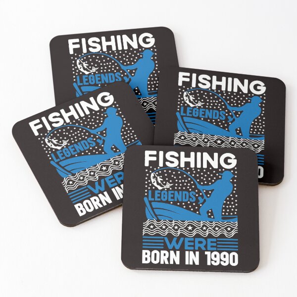 Item preview, FISHING LEGENDS WERE BORN IN 1990 designed and sold by teemaker24.
