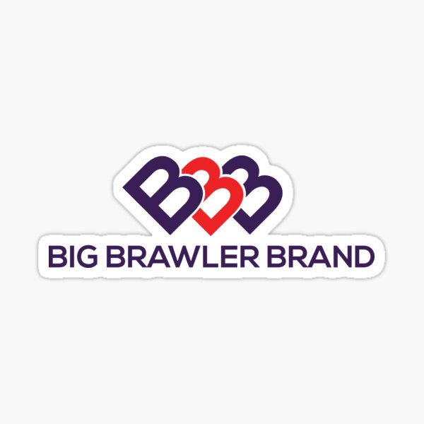 Big Brawler Brand Sticker