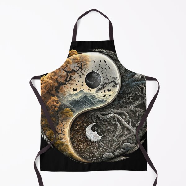 Item preview, Yin Yang, Earthy on Black designed and sold by ImageVortex.