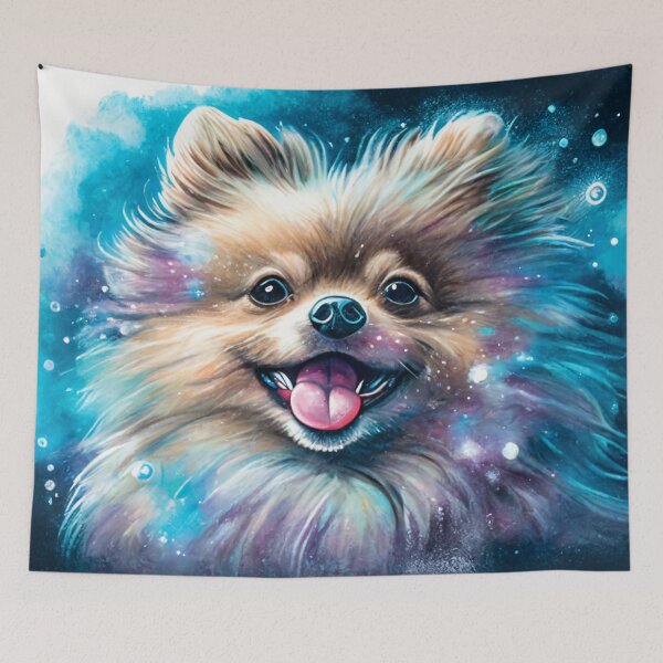 Item preview, Happy Celestial Pomeranian designed and sold by Critical Meltdown.