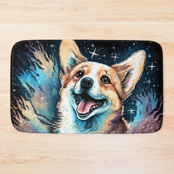 Item preview, Happy Cosmic Corgi designed and sold by Critical Meltdown.