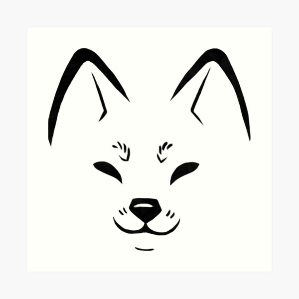 Shiba Inu Lámina artística
