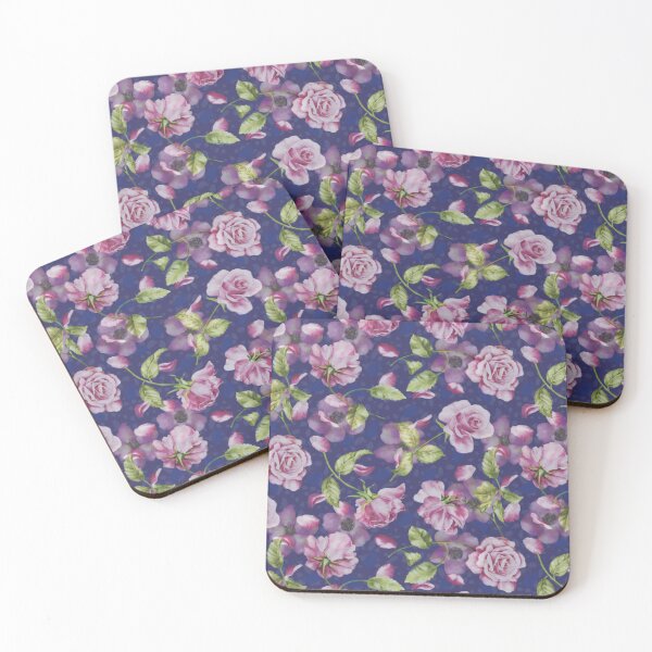Item preview, Pink Roses With Petals Repeated Pattern Design  designed and sold by Tina Veenstra.