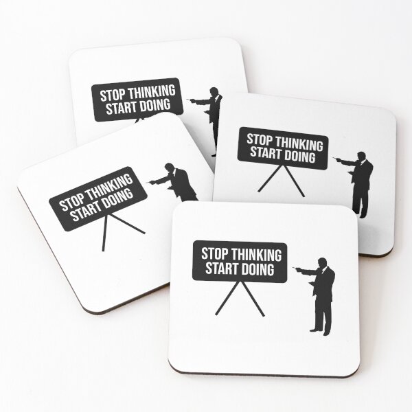 Item preview, Stop Thinking Start Doing designed and sold by gooldenfish.