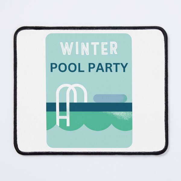 Item preview, Winter pool party -  cold water swimming designed and sold by Wildflow Creations.