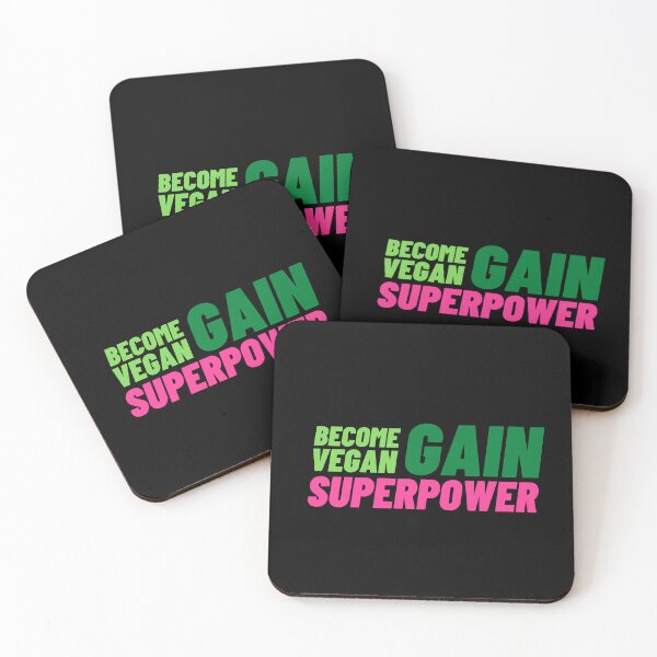 Item preview, Become Vegan Gain Superpower designed and sold by PatternBestFan.