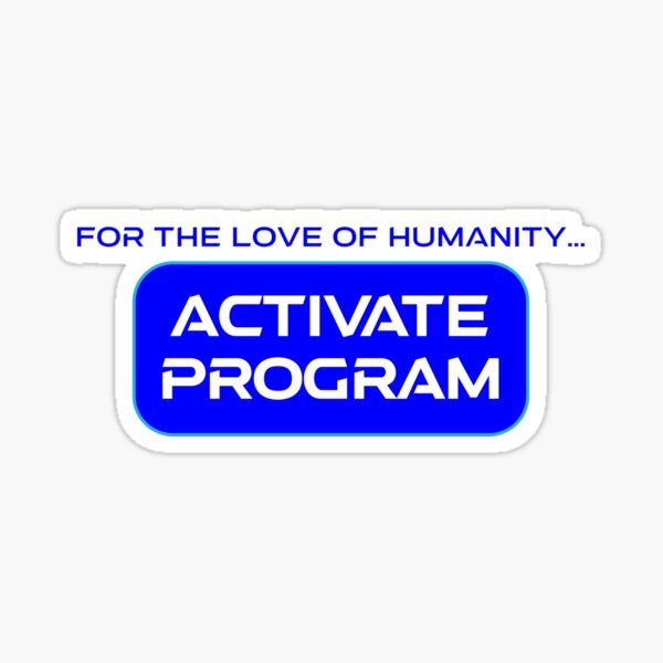 Activate Program Sticker