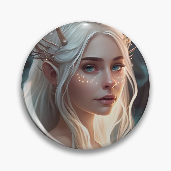 Item preview, Elf in a Dreamlike Riverscape of Fantasy and Fairy Lights designed and sold by Digital-Dreamer.