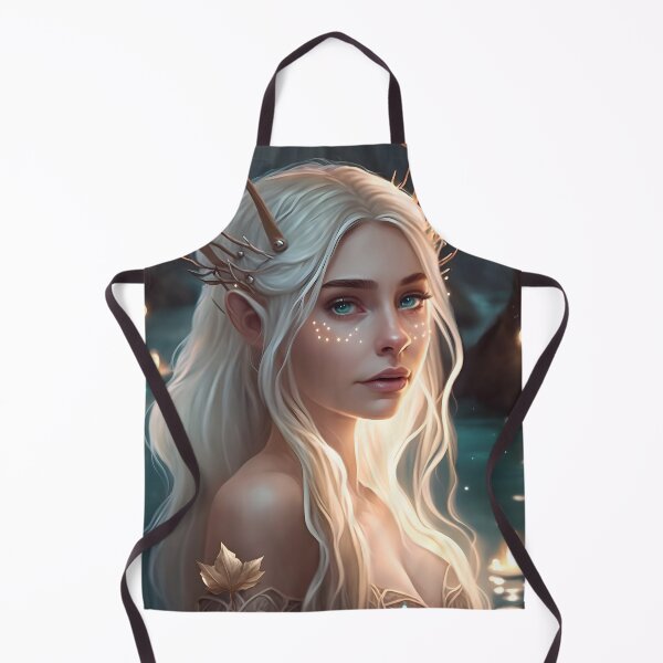 Item preview, Elf in a Dreamlike Riverscape of Fantasy and Fairy Lights designed and sold by Digital-Dreamer.