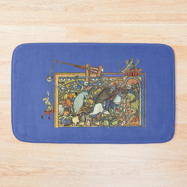 Item preview, Medieval Knights Fighting, Catapult, Castle 13th Century designed and sold by ScienceSource.