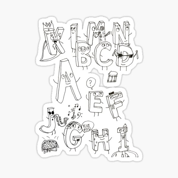 aLPHAmASON Alphabet Lore Sticker for Sale by AlphaMason