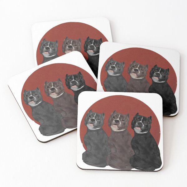 Item preview, Three Adorable American Bullies (Large Print) designed and sold by Myloveforpets.