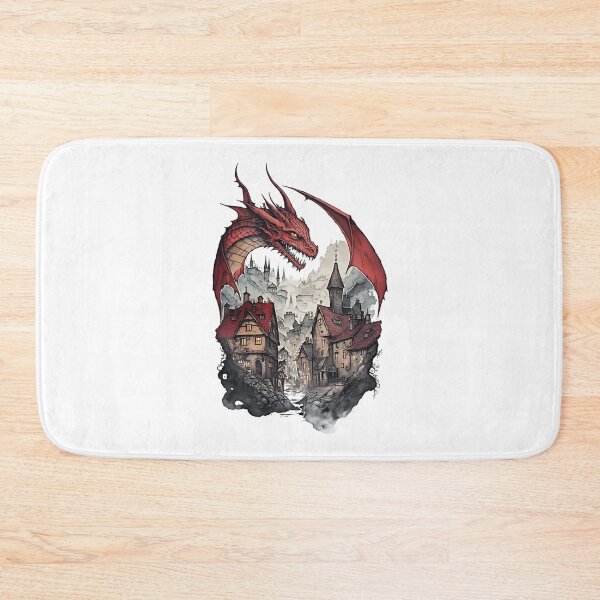 Item preview, The Dragon Attacks Dale - Fantasy designed and sold by Fenay Designs.