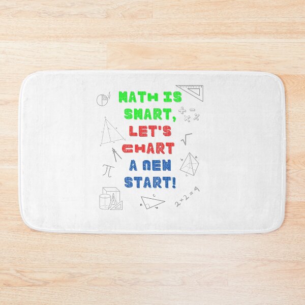 Item preview, Maths day costume idea for kids Math is smart, let's chart a new start!  designed and sold by facePale.
