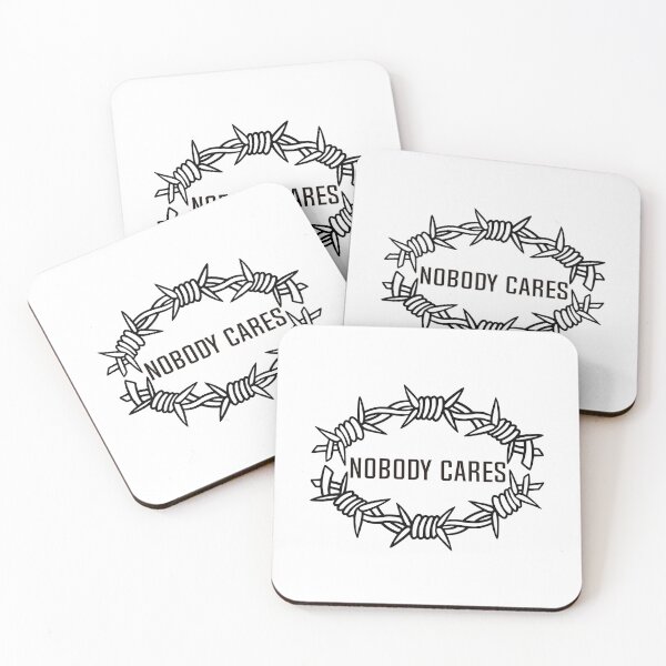 Item preview, Nobody Cares designed and sold by Mooostickers.