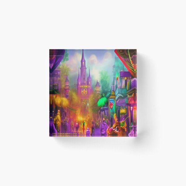 Item preview, Mardi Gras Art designed and sold by trailsitravel.