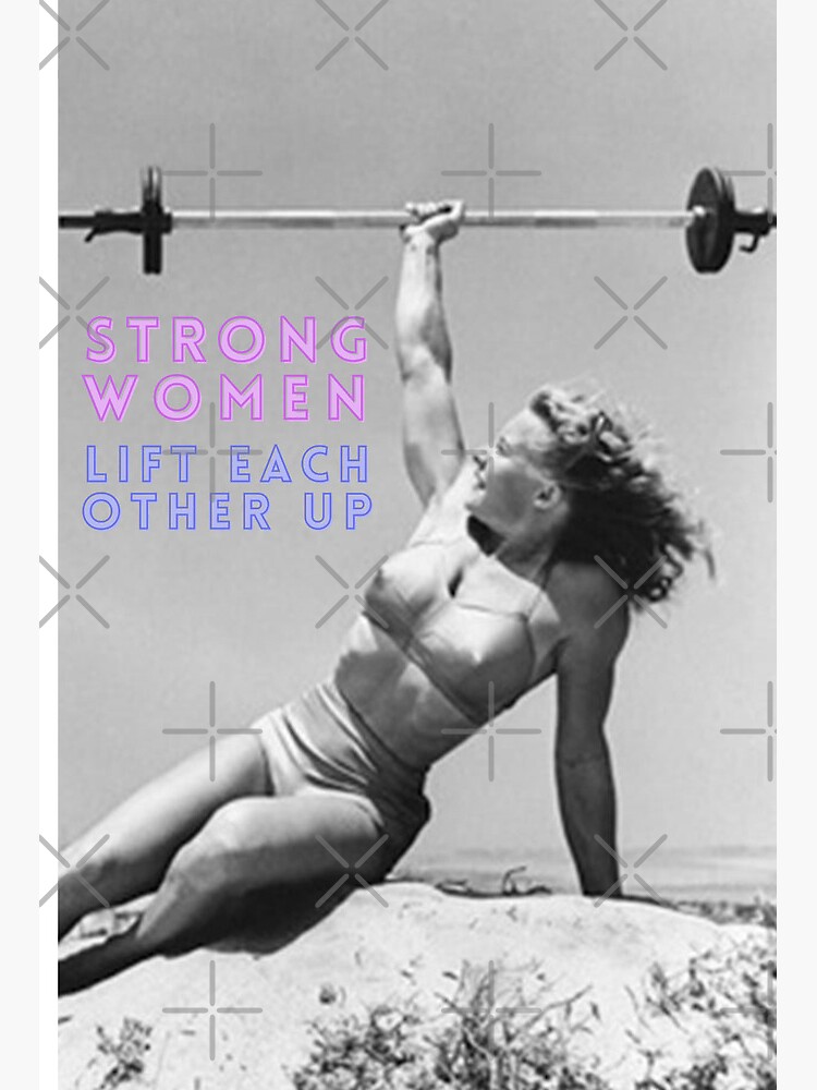 Photo & Art Print Strong woman bodybuilder