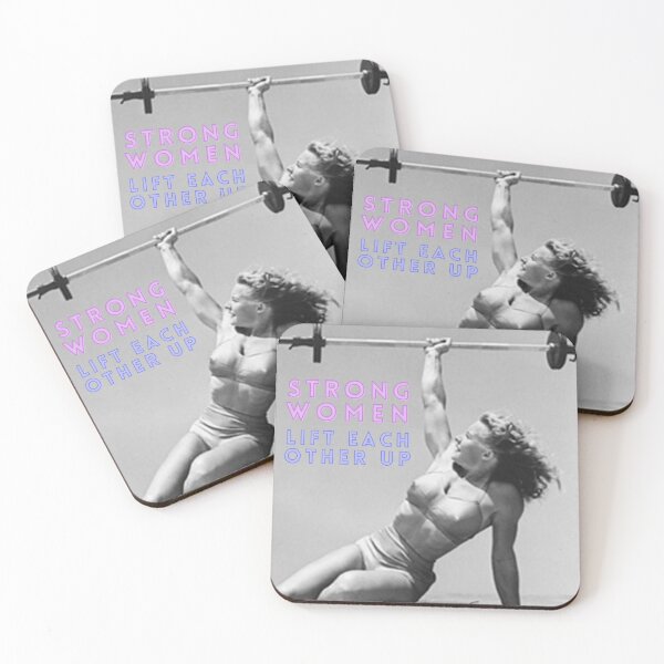Item preview, Strong Women Lift Each Other Up - Vintage Bodybuilder Muscle Beach  designed and sold by TeeKid.