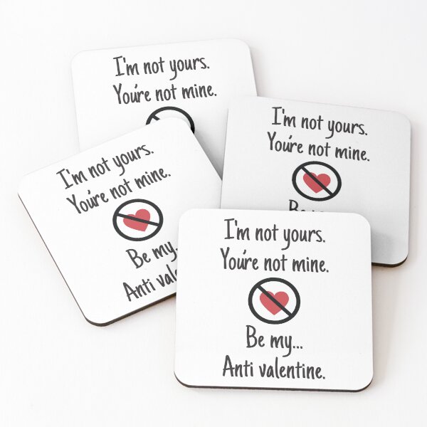 Item preview, Be my Anti valentine No Feelings Funny designed and sold by noteythings.