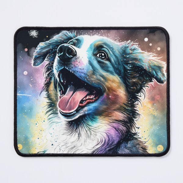 Item preview, Happy Celestial Australian Shepherd designed and sold by Critical Meltdown.