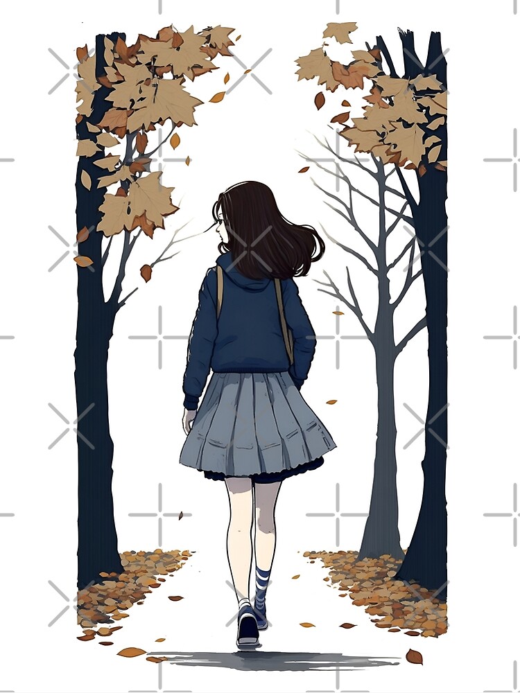 Beautiful Woman in Anime Style Walking Down Street Metropolis Stock  Illustration - Illustration of modern, concept: 277443411