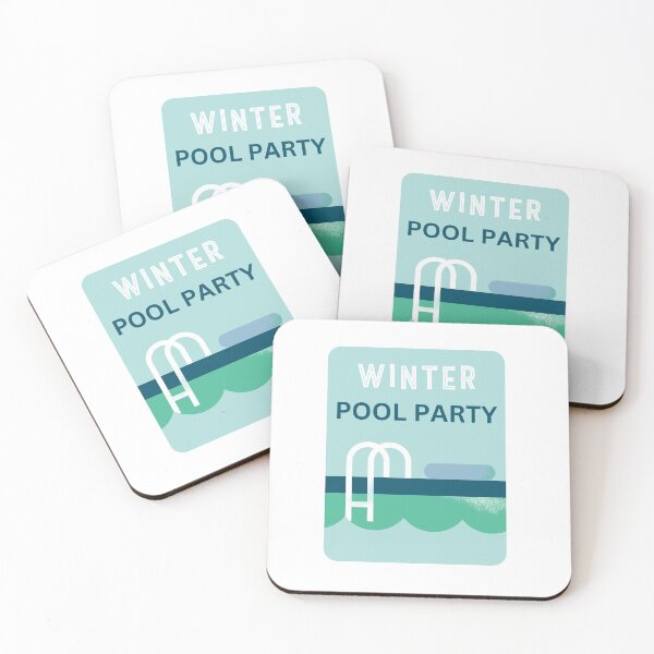 Item preview, Winter pool party -  cold water swimming designed and sold by Wildflow Creations.